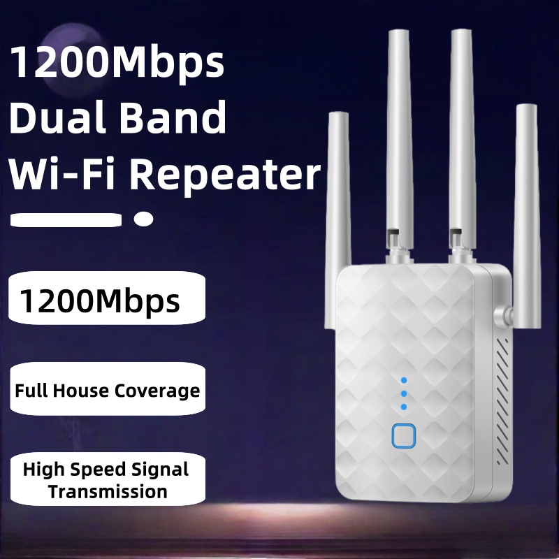 Home Security No Wifi - 1200Mbps ثنائي النطاق واي فاي مكرر