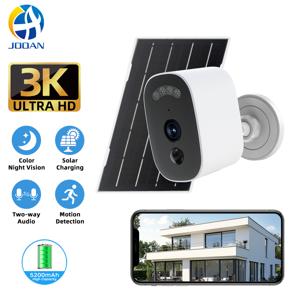 Home Security No Wifi - كاميرا Jooan 3K HD تعمل بالطاقة