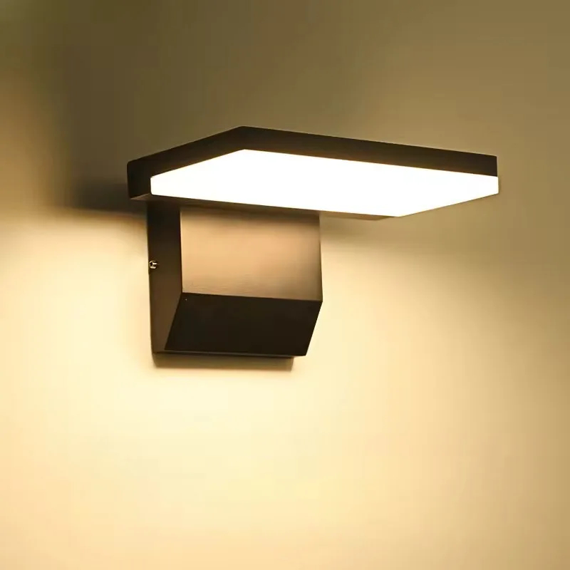 Home Security Yard Sensors - مصباح جداري خارجي بمستشعر حركة LED،