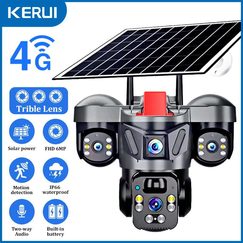 Home Security No Wifi - KERUI V380 Pro في الهواء الطلق