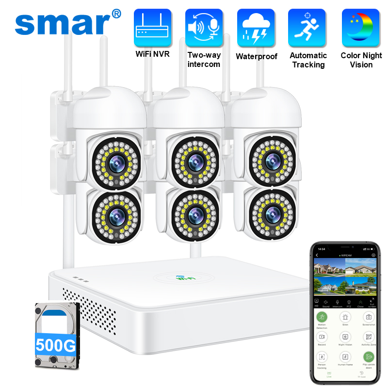 Home Security And Camera Systems - نظام كاميرا مراقبة لاسلكية سمارت بدقة