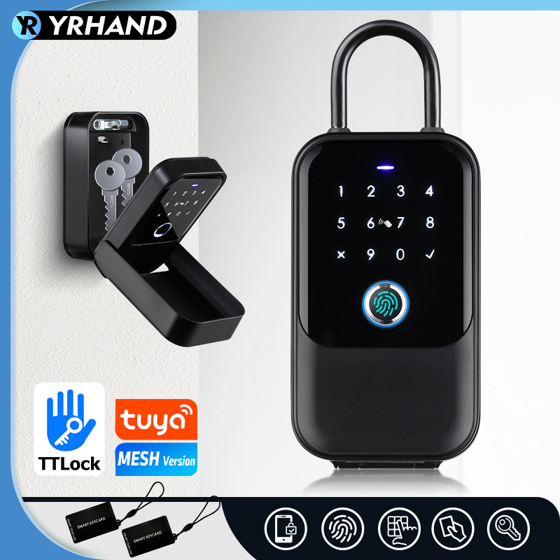 Safe Box Digital - صندوق مفاتيح ذكي TTlock للمنزل، صندوق