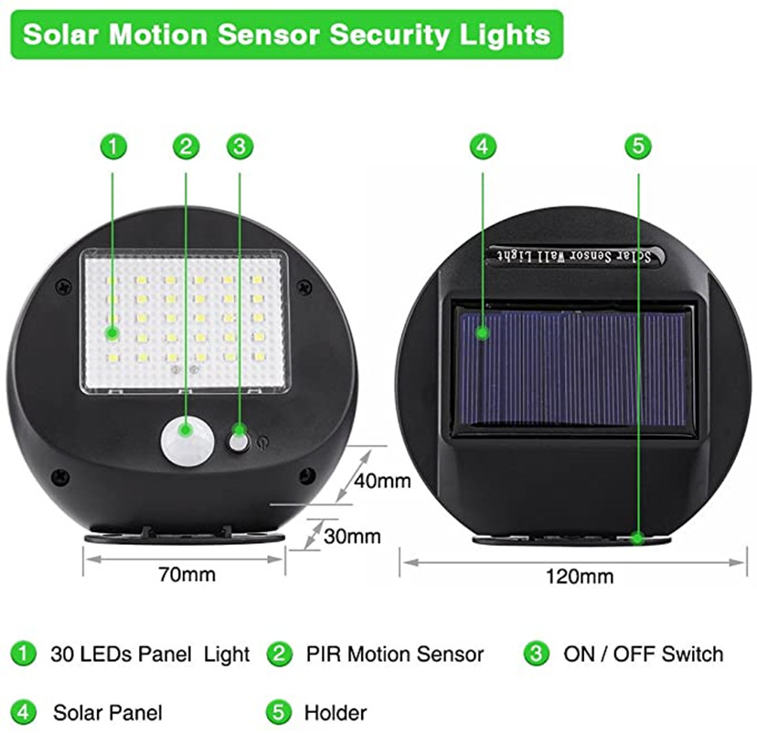 الطاقة الشمسية PIR استشعار الح - مراجعة Home Security Yard Sensors وسعره