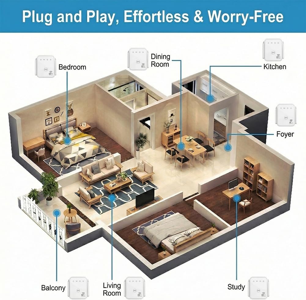 جهاز تقوية إشارة واي فاي جديد  - مراجعة Home Security No Wifi وسعره