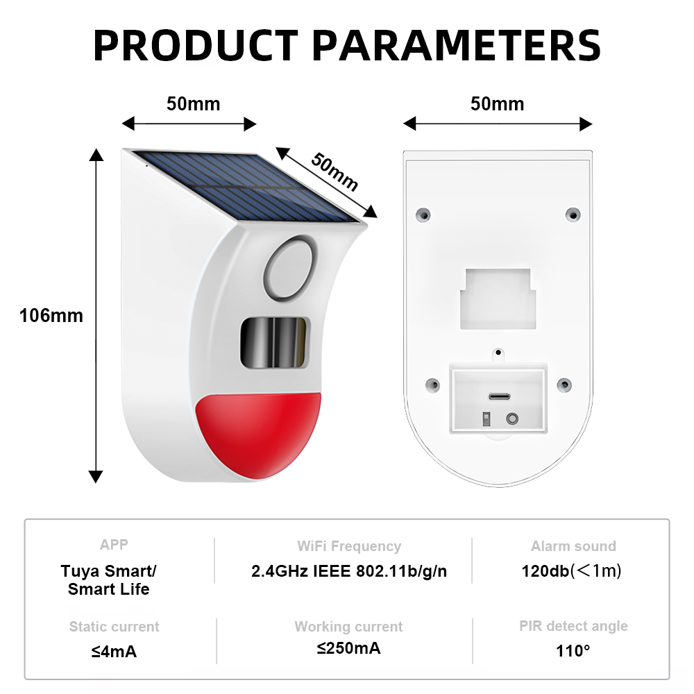 جهاز إنذار شمسي ذكي بتقنية Zig - مراجعة Home Security Yard Sensors وسعره