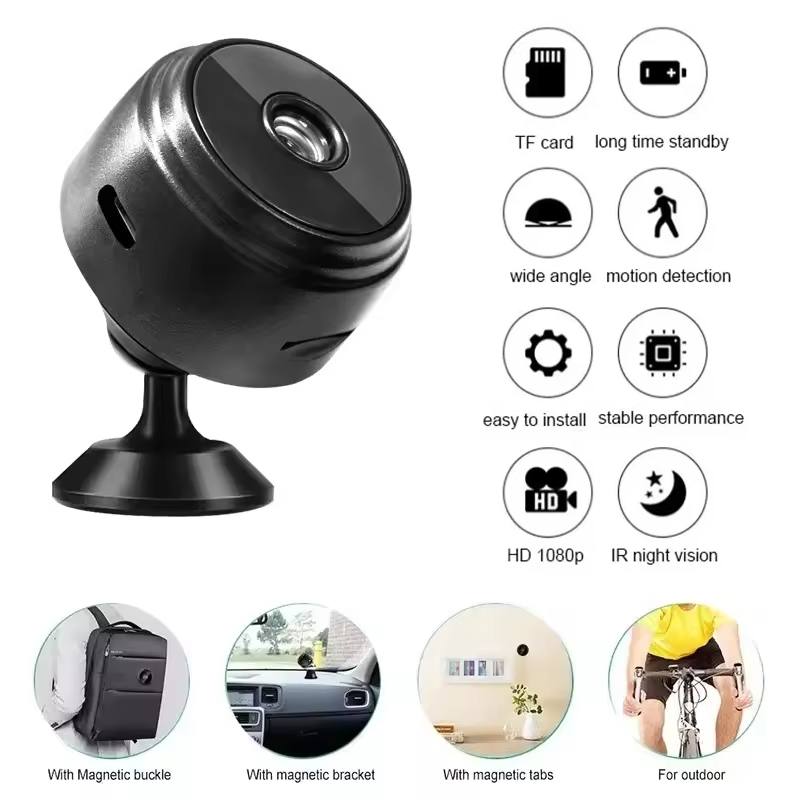 كاميرا أمان لاسلكية A9 ميني وا - مراجعة Home Security No Wifi وسعره