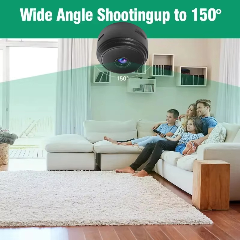 كاميرا أمان لاسلكية A9 ميني وا - مراجعة Home Security No Wifi وسعره