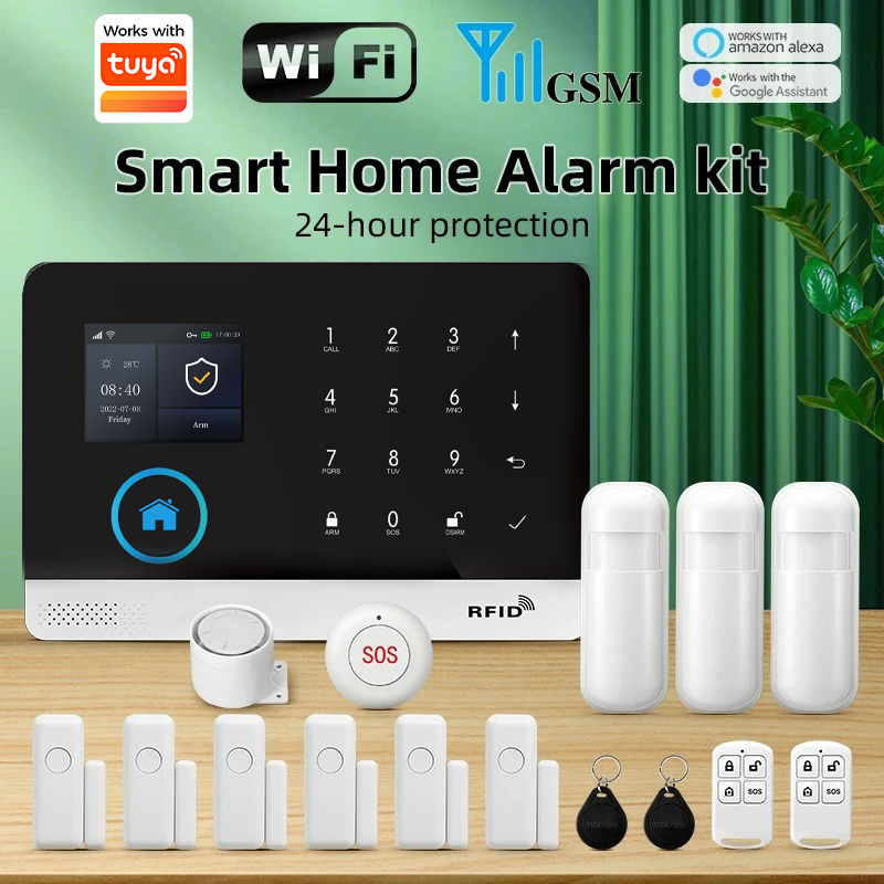 نظام إنذار أمان منزلي ذكي من P - مراجعة Home Security No Wifi وسعره