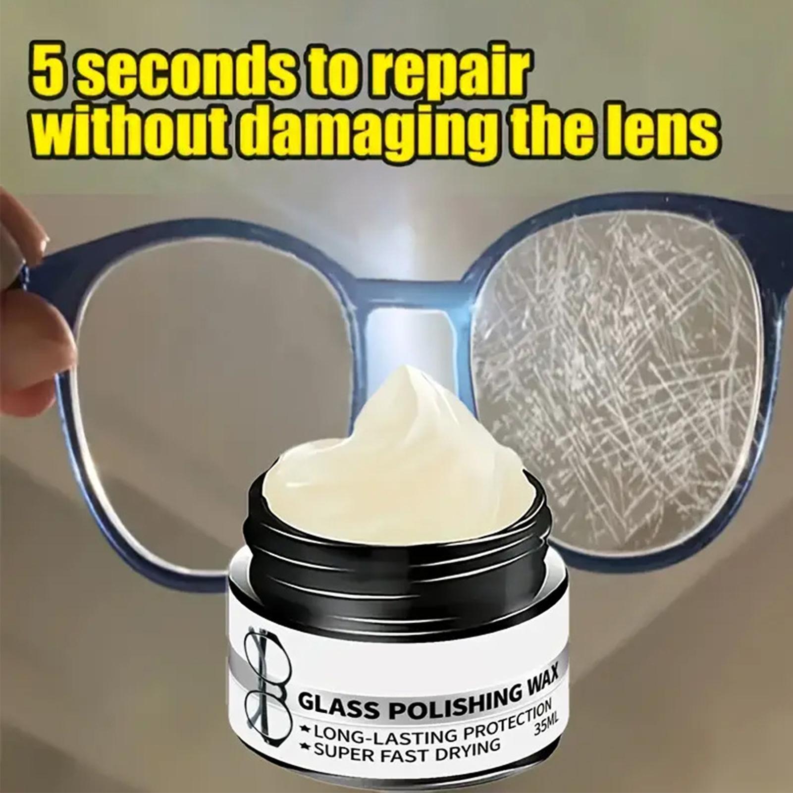 معجون إزالة خدوش النظارات، طقم - مراجعة Glass Break Detector وسعره