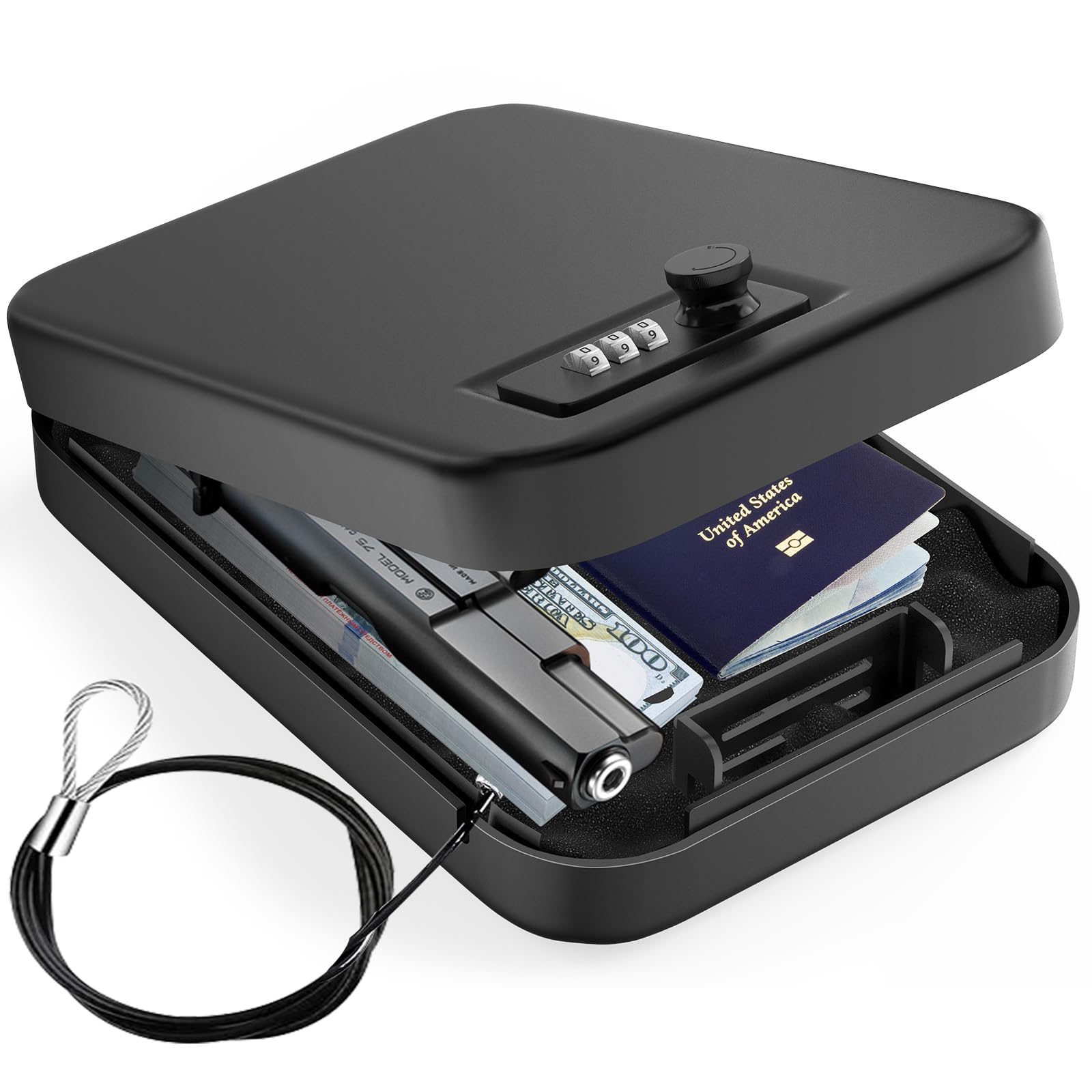 صندوق الأمان الآمن الشخصي مع ق - مراجعة Safe Box Digital وسعره