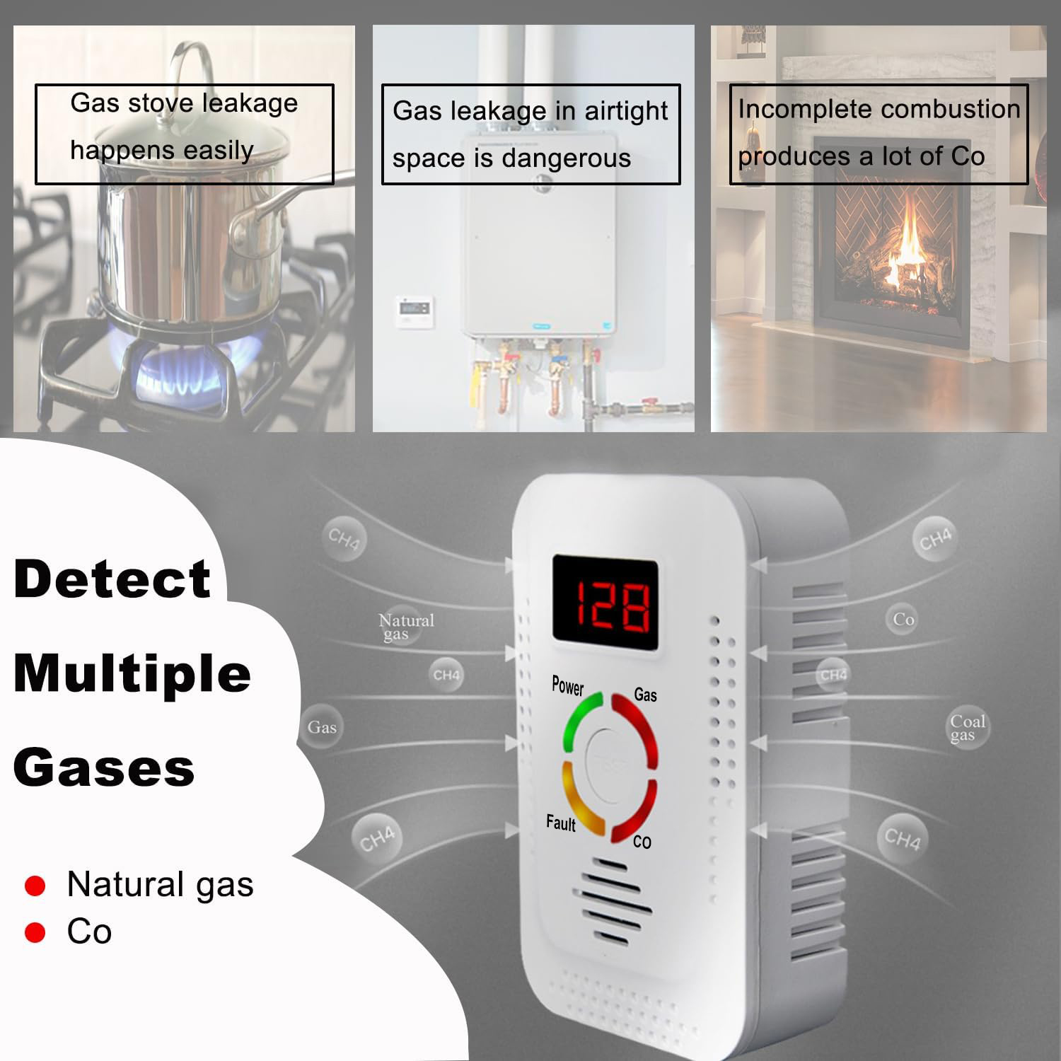 كاشف الغاز الطبيعي 2 في 1 وكاش - مراجعة Home Security Tools وسعره