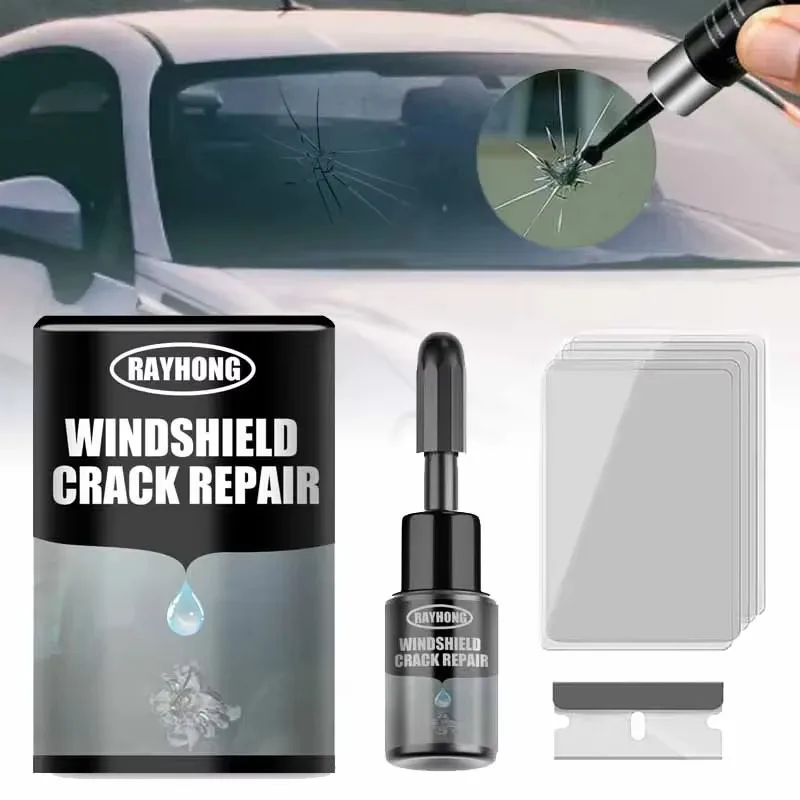 سائل إصلاح تشقق الزجاج الأمامي - مراجعة Glass Break Detector وسعره