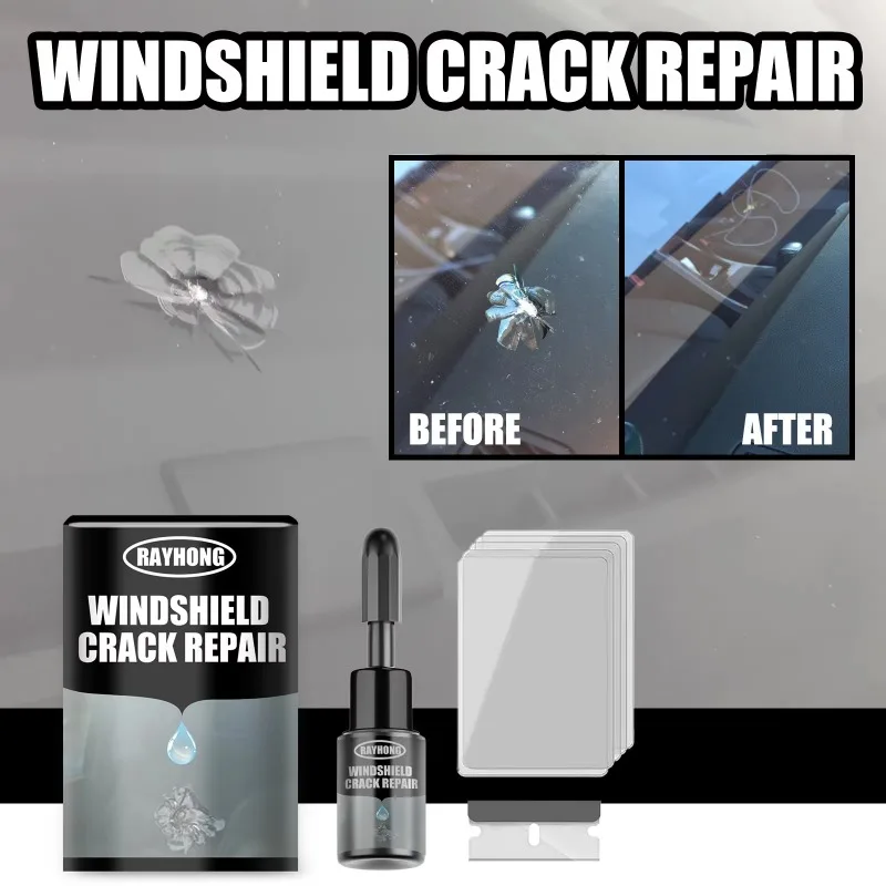 سائل إصلاح تشقق الزجاج الأمامي - مراجعة Glass Break Detector وسعره